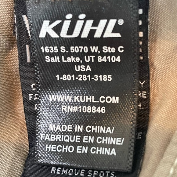 Kuhl pants utility hiking sz 8 taupe adjustable - Picture 6 of 10